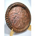 Watched Copper Embossed Wall Plate Aoa
