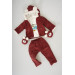 Boy Baby Cardigan With Zipper And Double Bag Welsoft 3-Piece Suit