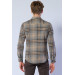 Men's Shirt Plaid Brown