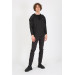 Men's Regular Fit Sweatshirt Black
