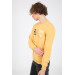 Men's Slim Fit Sweatshirt Yellow