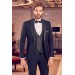 Men's Slimfit Suit Groom Dress Navy Blue Mnz1647