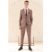 Men - Suit - Dress - 6 Drop - Claret Red - Mdv102