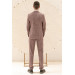 Men - Suit - Dress - 6 Drop - Claret Red - Mdv102