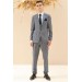 Men - Suit - Dress - 6 Drop - Gray - Mdv102
