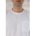 Fbi Men's Summer T-Shirt With Pocket Cycle Collar Slimfite Cotton