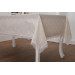 Linen Polyester Jacquard Fabric Cream Table Cloth 150X210 Cm - Finezza Asos