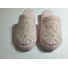 Bride Cotton Pearl Appliqué Powder Towel Slippers Size 38-40 - Finezza