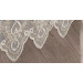 Lacy Velvet Cream Table Cloth Rectangle 160X230 Cm - Finezza Cherie