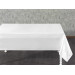 Crystal Monorail Fabric White Table Cloth Rectangle 140X200 Cm - Finezza