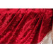 Luxury Lacy Velvet Fabric Claret Red Table Cloth 160X220 Cm - Finezza Pera