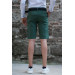 Gabardine Fabric Filled Patterned Cotton Regular Fit Chino Side Pocket Men's Shorts