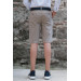 Gabardine Fabric Filled Patterned Cotton Regular Fit Chino Side Pocket Men's Shorts