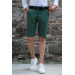 Gabardine Fabric Filled Patterned Cotton Regular Fit Chino Side Pocket Men's Shorts