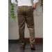 Thin Ribbed Regular Cut Piping Men's Corduroy Trousers