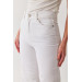 Women's White High Waist Wide Leg Loose, Loose Palazzo Jeans