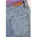 Women's Trousers Lina 9406-03 Light Blue