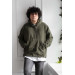 Men's Hooded Oversized Fleece Sweatshirt