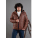 Hooded Regular Fit Men's Down Jacket