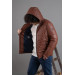 Hooded Regular Fit Men's Down Jacket