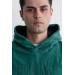 Hooded Slimfit Fleece Men's Sweatshirt