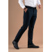 Classic Fit Personality Textured Cotton Gabardine Trousers