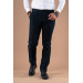 Classic Fit Personality Textured Cotton Gabardine Trousers