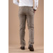 Classic Fit Personality Textured Cotton Gabardine Trousers