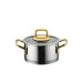 Stainless Steel Pots Set, 18 Pieces, Golden Finish