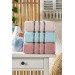 Lia Soft Border Series 3 Towel Set 50X85