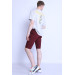 Male Shorts Es Roy 7075 Gab Burgundy