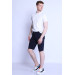 Men's Cotton Shorts Navy Blue