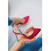 Gent Fuchsia Satin Women's Heeled Shoes