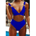 Markano Special Design High Waist Bikini Set Blue