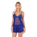 Markano Saks Satin Babydoll Shorts Set