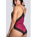 Markano Sexy Body Lace Nightgown Underwear Claret Red