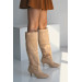 Twisty Ten Suede Women's Heeled Boots