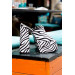 Misha Zebra Double Platform Heeled Shoes