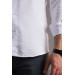 Modtime Slimfite Embossed Fabric Collar Button Long Sleeve Men's