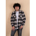 Mugi Casual Fit Plaid Double Pocket Men's Lumberjack Shirt