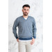 Neyir Knitwear V-Neck Regular Fit Men's Knit Sweater