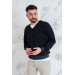 Neyir Knitwear V-Neck Regular Fit Men's Knit Sweater