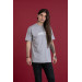 Oversized Printed Zero Collar Men's Combed Combed T-Shirt