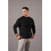 Oversized Printed Zero Collar Cotton Men's Sweatshirt