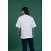 Oversized Pocket Accessory Zero Collar Combed Cotton Men's T-Shirt