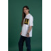 Oversized Pocket Accessory Zero Collar Combed Cotton Men's T-Shirt