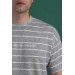 Oversized Striped Men's T-Shirt