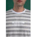 Oversized Striped Cotton Men's T-Shirt