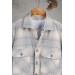 Oversized Plaid Double Pocket Men's Thick Lumberjack Shirt