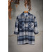 Oversized Plaid Double Pocket Men's Thick Lumberjack Shirt